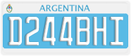 License plate of Argentina, Diplomatic