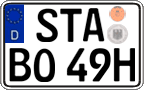 German license plate, Plates for oldtimers (type 