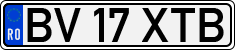 License plate of Romania, Regular plates