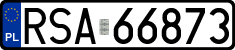 License plates of Poland, Regular car plates