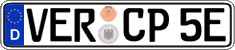 German license plate, Electric vehicles