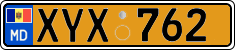 License plate of Moldova, Public transport (2015)