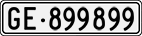 License plate of Switzerland, Cars