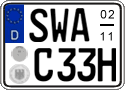 German license plate, Seasonal plates (Oldtimers)