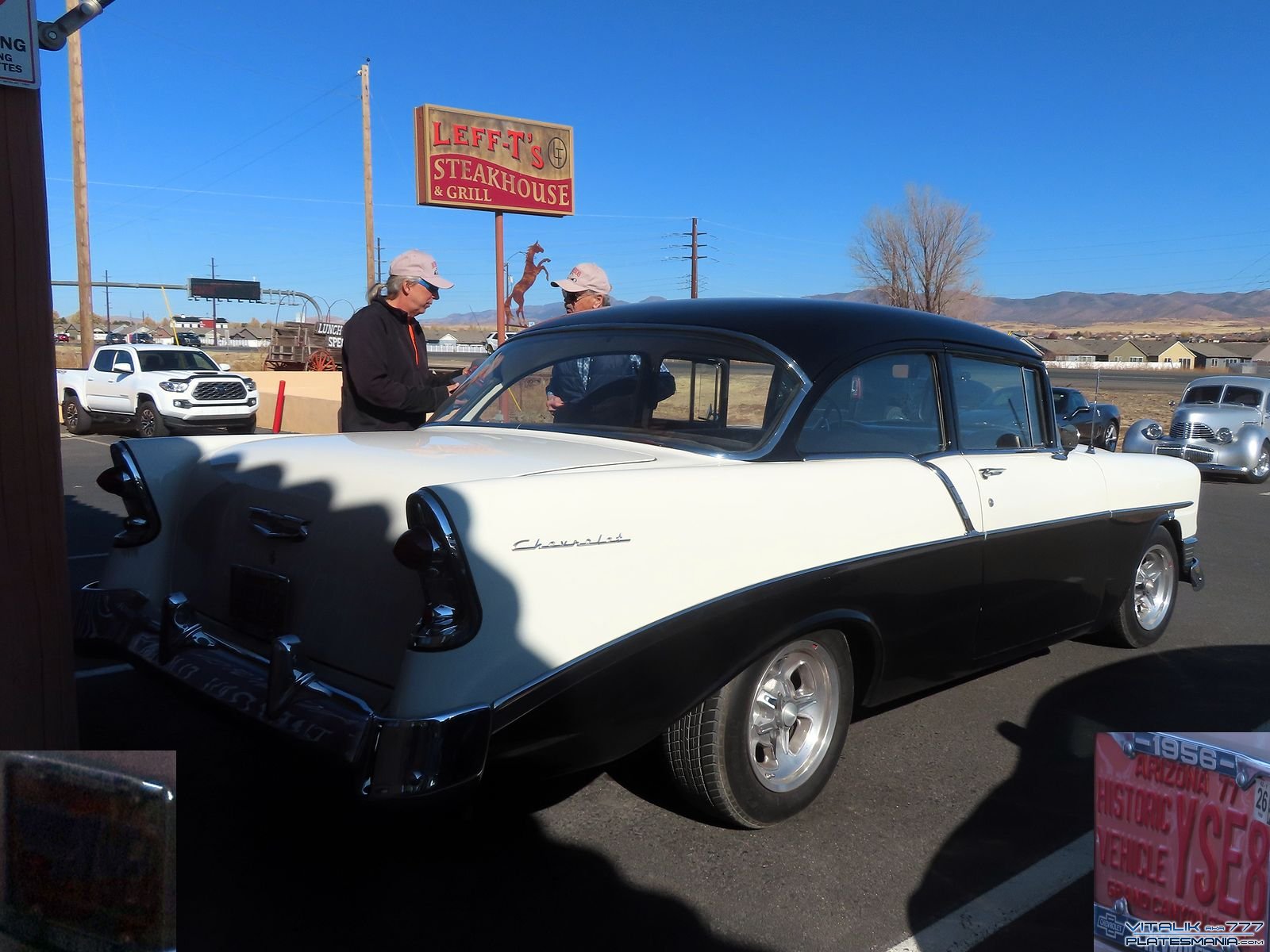 YSE8, Chevrolet 210 2nd gen 1956 2-door Sedan (2102-1011; A-body), 1st facelift, 1955–1956