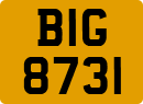 License plate of the United Kingdom, Northern Ireland (1966)