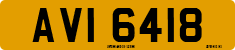 License plate of the United Kingdom, Northern Ireland (1966)
