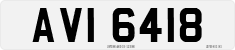 License plate of the United Kingdom, Northern Ireland (1966)