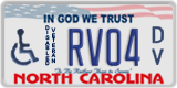 North Carolina, Disabled Veteran (XXXX)