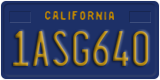 California, Passenger Car (1ABC234)