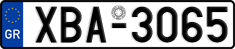 License plate of Greece, Cars