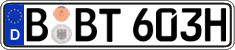 German license plate, Plates for oldtimers (type 