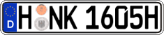 German license plate, Plates for oldtimers (type 