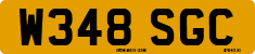 License plate of the United Kingdom, 1983 year system