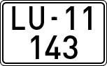 License plates of Spain, 1900 year series