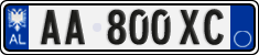 License plate of Albania, Cars (2011)