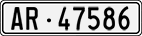 License plate of Switzerland, Cars