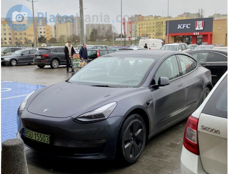 BSU 15503, Tesla Model 3