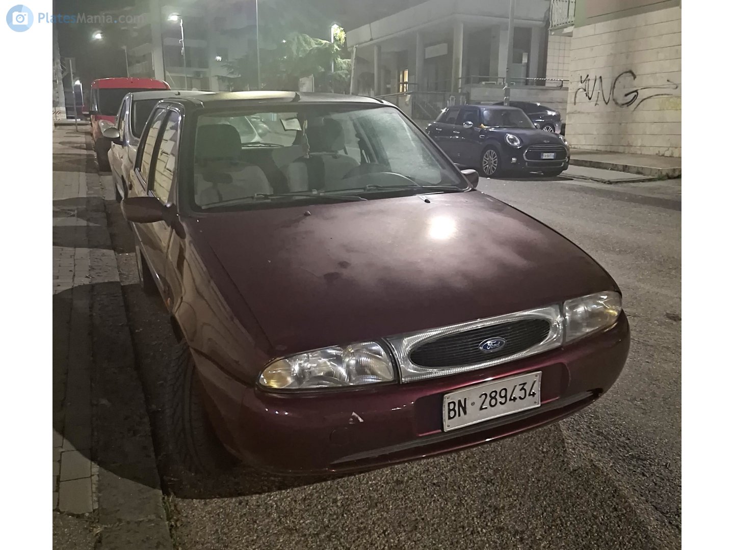 BN 289434, Ford Fiesta 4th gen 5-door Hatch (JBS; BE91), 1995–1999