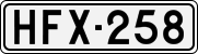 License plate of Finland, Cars
