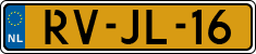 License plate of the Netherlands, Cars