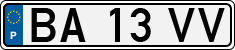 License plate of Portugal, Regular plates