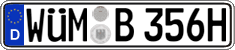 German license plate, Plates for oldtimers (type 