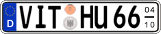 German license plate, Seasonal plates