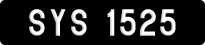 License plate of Malaysia, A(BC) 1(234)