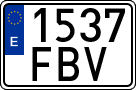 License plates of Spain, Ordinary (2000)