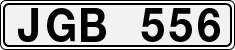 License plate of Sweden, Regular plates