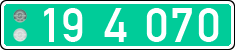 License plate of Lithuania, Diplomatic