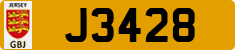 License plate of Jersey, Regular plates (J123456)