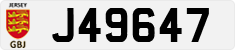 License plate of Jersey, Regular plates (J123456)