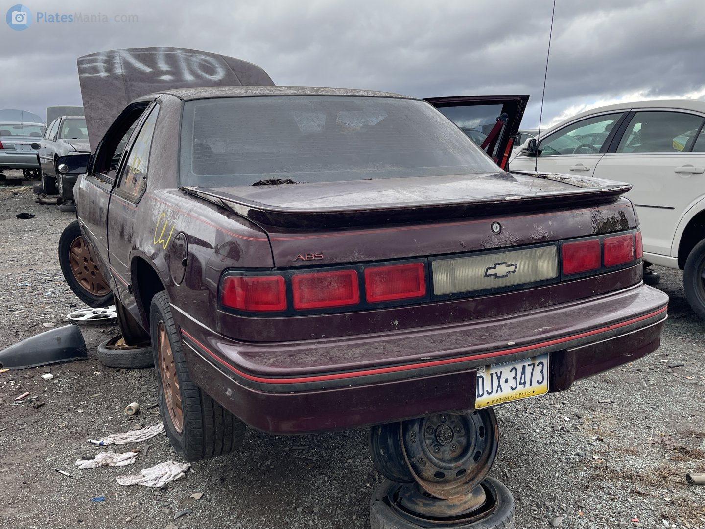 DJX-3473, Chevrolet Lumina 1st gen Coupé (27; W-body), 1990–1994
