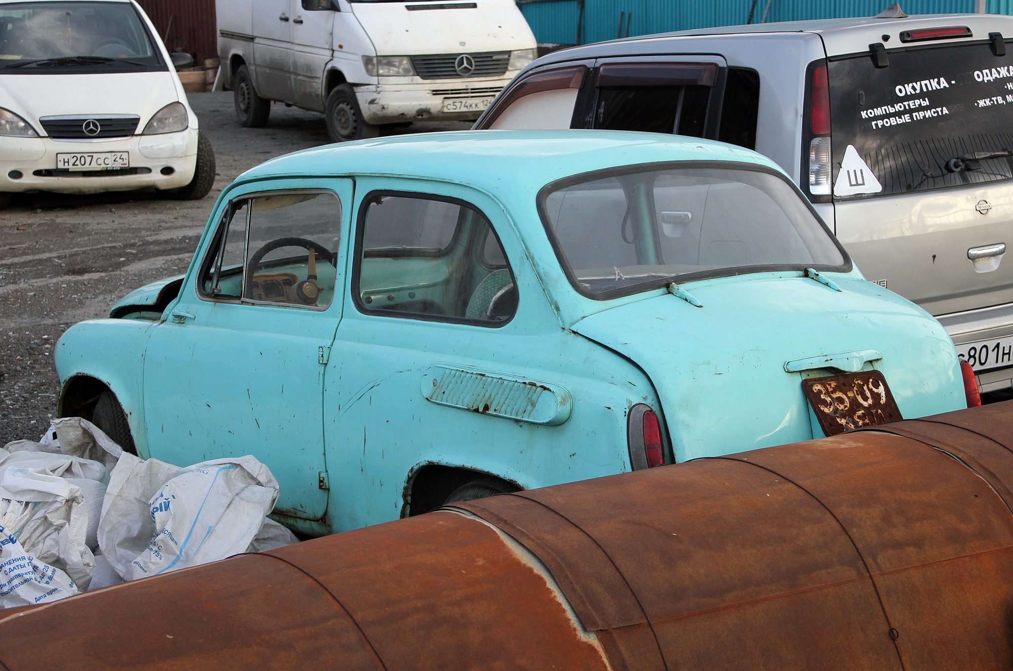 3509 КЯЛ, ZAZ 965 965/965А Запорожец (Zaporozhets), 1959–1969