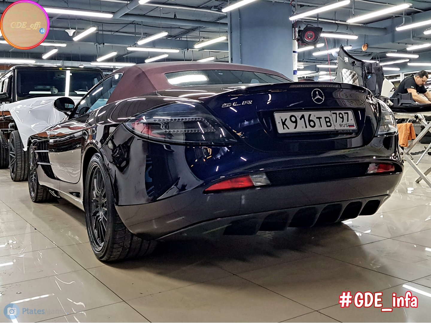 к 916 тв 797, Mercedes-Benz SLR McLaren 1st gen Roadster (R199), 2007–2010