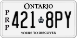 Ontario, PRP, Truck, Bus (123-4AB)