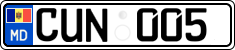 License plate of Moldova, Cars (2015)
