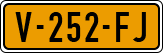 License plate of the Netherlands, Light Commercial Vehicles (1994 system)