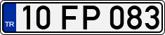 License plate of Turkey, Regular plates