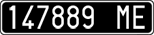 License plate of Italy, Cars (1927 year series)