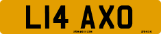 License plate of the United Kingdom, 1983 year system
