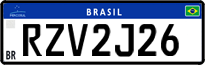 License plate of Brazil, Private owners (Mercosul)