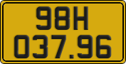 License plate of Vietnam, Commercial vehicles