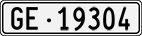 License plate of Switzerland, Cars