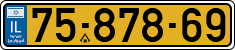 License plate of Israel, Regular plates