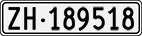 License plate of Switzerland, Cars