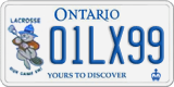 Ontario, Specialty plates (12AB34)