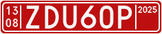 License plate of Sweden, Transit plates
